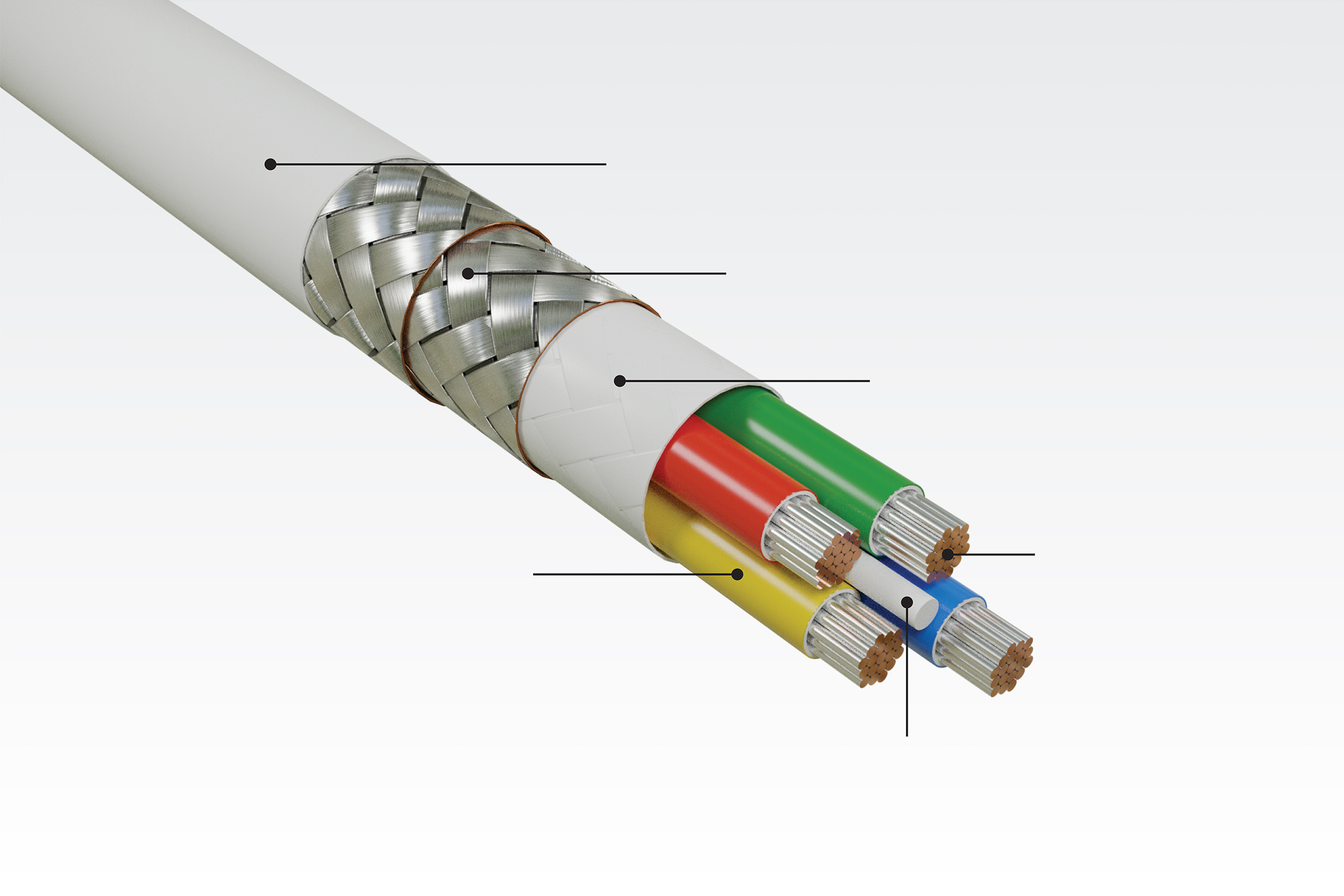 Construction of GORE Quad Cables (Specialty Versions)