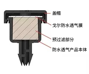 適用于動(dòng)力傳動(dòng)系統(tǒng)的戈?duì)柌迦胄头浪笟猱a(chǎn)品(AVS 41 / VE2048) 剖面圖